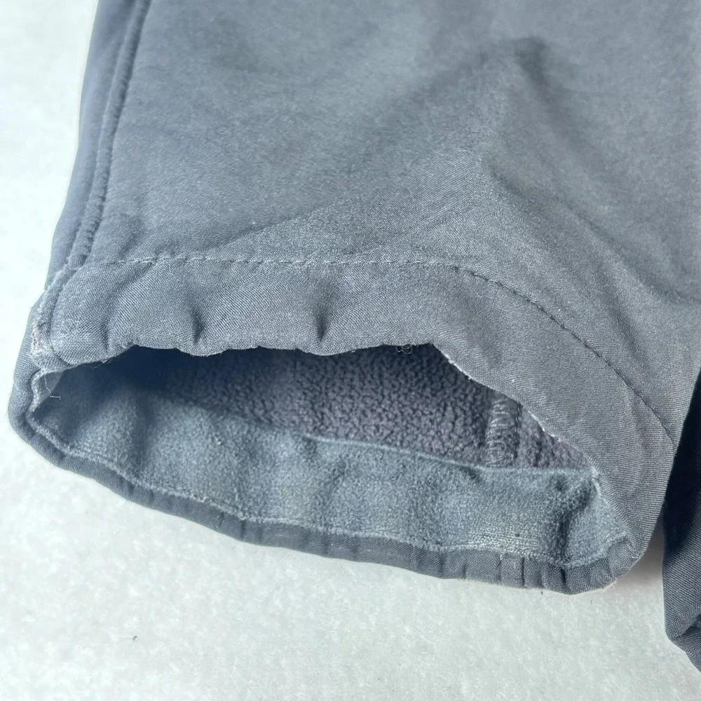 Tumi T-Tech Softshell Jacket Dark Gray Full Zip Fleece Lined Water Resistant M